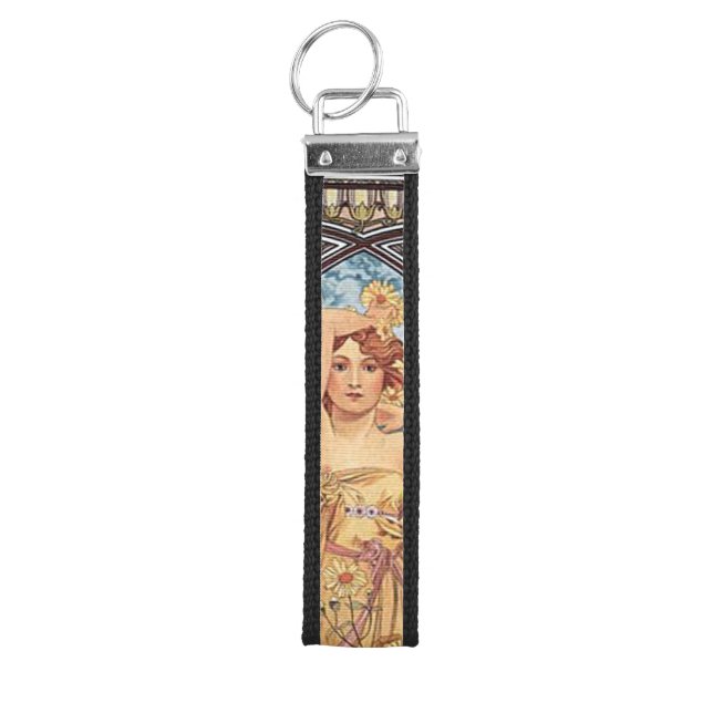 Llavero De Pulsera Alphonse Mucha, Brillo del Día (Llaves parte superior)