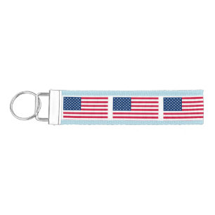 Llavero De Pulsera American Flag Wrist Keychain Estados Unidos