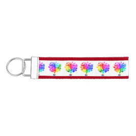 Llavero De Pulsera Árboles del espectro autista
