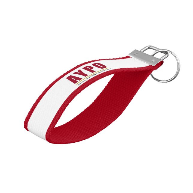 Llavero De Pulsera AYPO Red Wrist Keychain (Angulado hacia arriba)