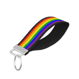 Llavero De Pulsera Bandera arcoiris del orgullo gay