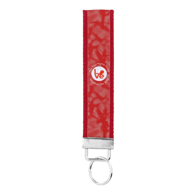 Llavero De Pulsera Bandera bahreiní amor rojo corazón (Llaves parte inferior)