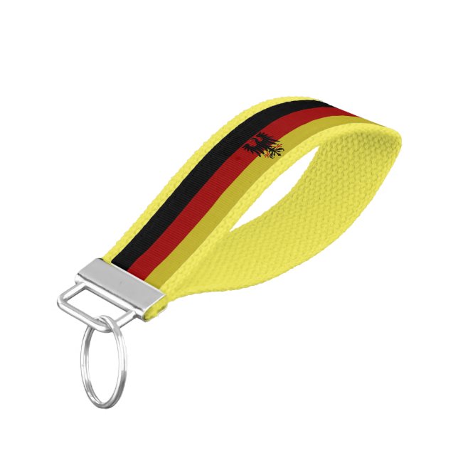 Llavero De Pulsera Bandera de Alemania (Angulado hacia abajo)