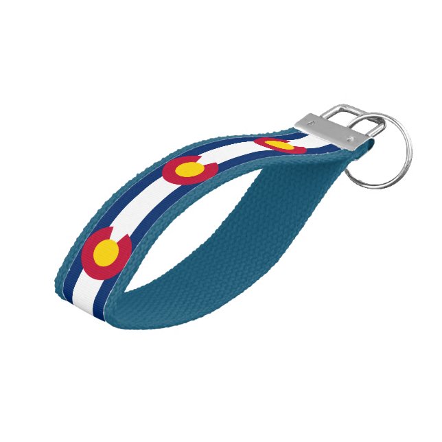 Llavero De Pulsera Bandera de Colorado - Moda/Estados Unidos (Angulado hacia arriba)
