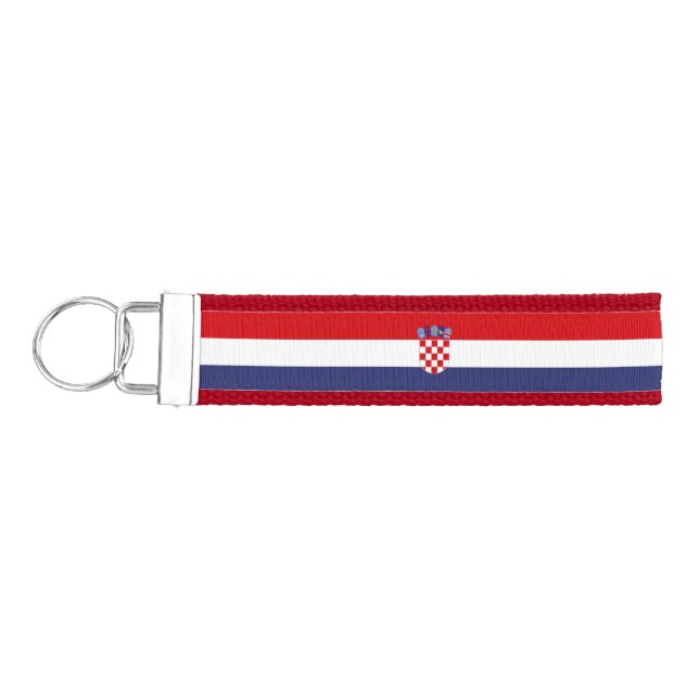 Llavero De Pulsera Bandera de Croacia (Llaves lado izquierdo)