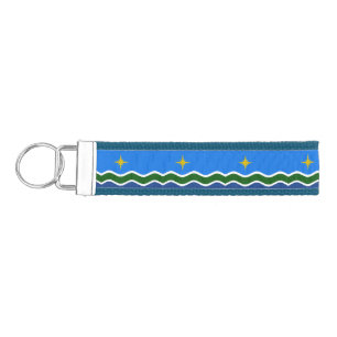 Llavero De Pulsera Bandera de Duluth, Minnesota