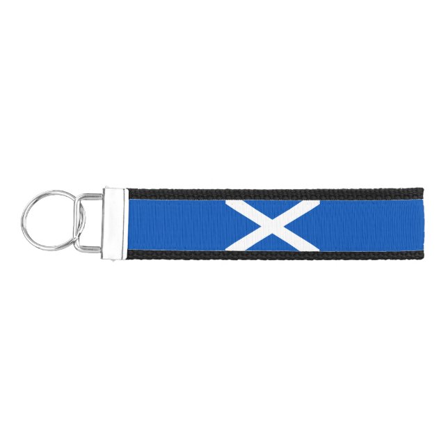 Llavero De Pulsera Bandera de Escocia   (Llaves lado izquierdo)