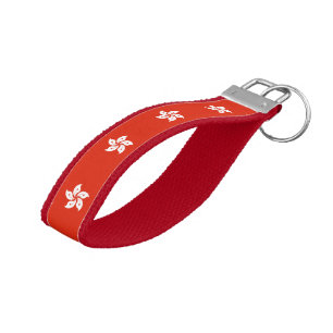Llavero De Pulsera Bandera de Hong Kong