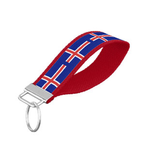 Llavero De Pulsera Bandera de Islandia
