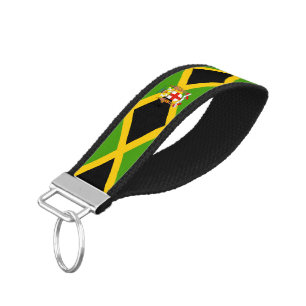 Llavero De Pulsera Bandera de Jamaica