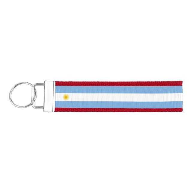 Llavero De Pulsera Bandera de la Argentina (Llaves lado izquierdo)