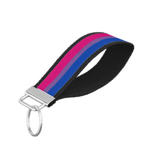 Llavero De Pulsera Bandera del Orgullo Bisexual