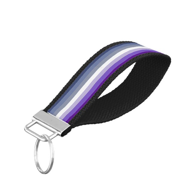 Llavero De Pulsera Bandera del Orgullo Lesbiano Butch (Angulado hacia abajo)