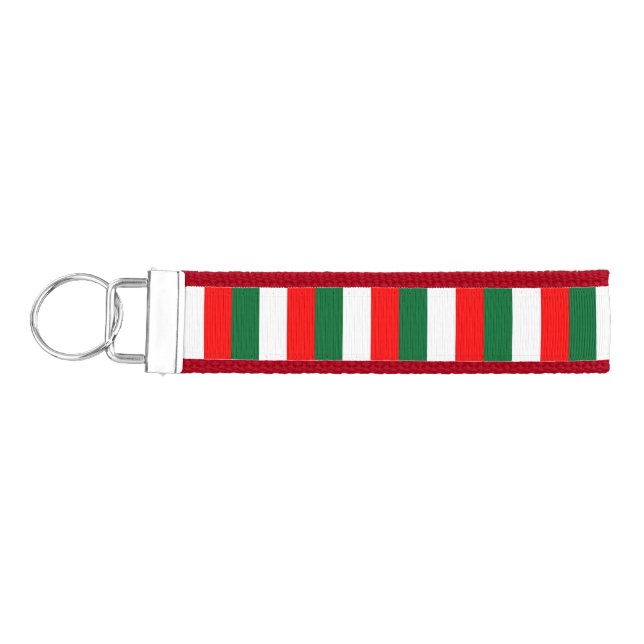 Llavero De Pulsera Bandera italiana (Llaves lado izquierdo)