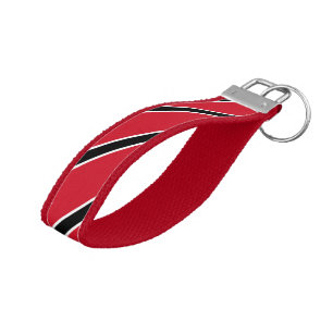Llavero De Pulsera Bandera trinitense y tobagana (trinitense)