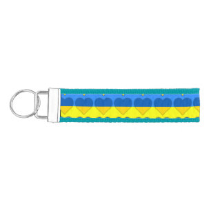 Llavero De Pulsera Bandera ucraniana azul Thunder_Cove