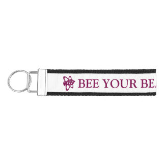Llavero De Pulsera Bee Your Beautiful Wrist Keychain