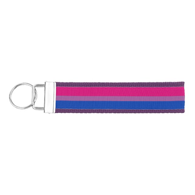 Llavero De Pulsera Bisexuality Pride Bandera (Llaves lado izquierdo)