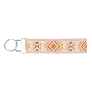 Llavero De Pulsera Boho Aztec Mudcloth