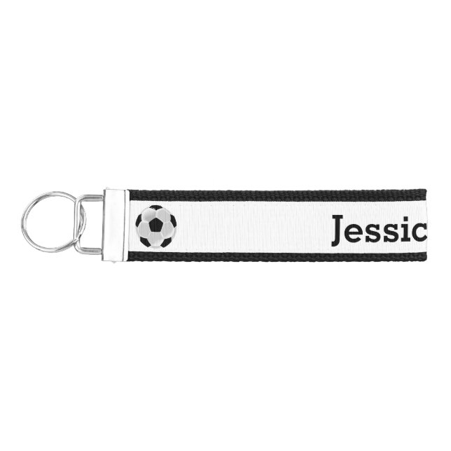 Llavero De Pulsera Bola de Futbol del fútbol del fútbol (Llaves lado izquierdo)