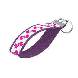 Llavero De Pulsera Bow de píxeles de 8 bits