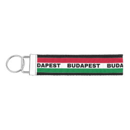 Llavero De Pulsera Budapest City con bandera húngara