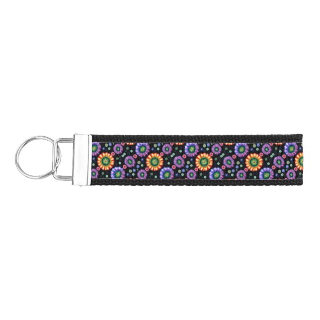 Llavero De Pulsera Burst psicodélico (Llaves lado izquierdo)