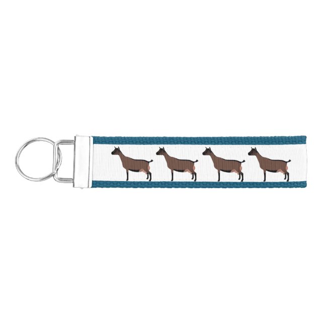 Llavero De Pulsera Cabra lechera de Oberhasli (Llaves lado izquierdo)
