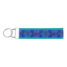 Llavero De Pulsera Cadena de teclas de la muñeca con mandala de color