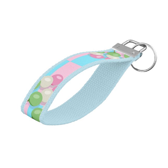 Llavero De Pulsera Cadena de teclas de la muñeca Dango con control az (Angulado hacia arriba)