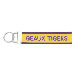 Llavero De Pulsera Cadena de teclas de los tigres de Geaux - Soporte