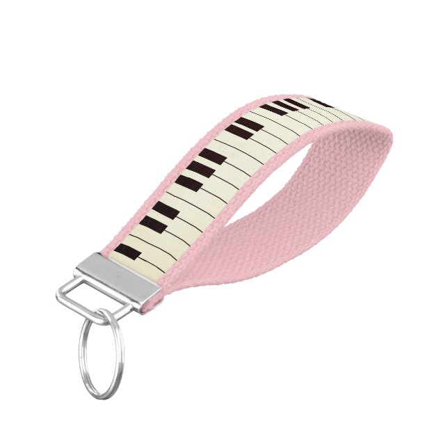 Llavero De Pulsera Cadena de teclas de piano para escritura (Angulado hacia abajo)