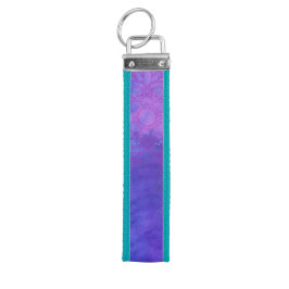 Llavero De Pulsera Cadena de teclas Purple Mandala para escritura