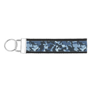Llavero De Pulsera Camuflaje azul