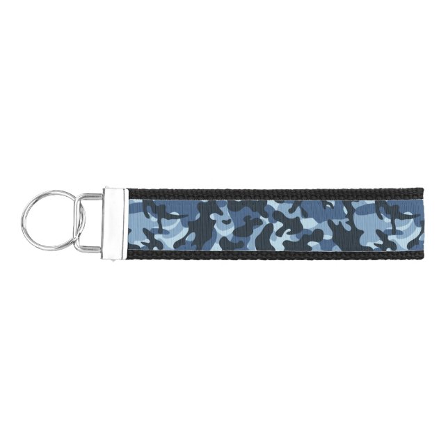 Llavero De Pulsera Camuflaje azul (Llaves lado izquierdo)