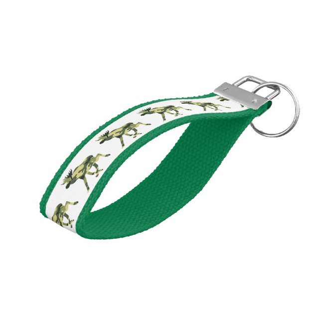 Llavero De Pulsera Camuflaje de Moose / Elk Woodland / Camo (Angulado hacia arriba)