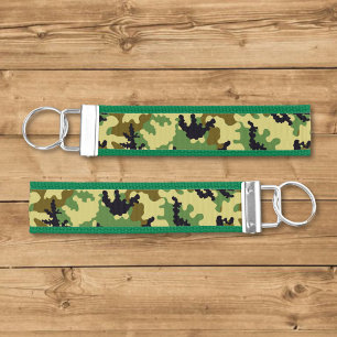 Llavero De Pulsera Camuflaje de Woodland