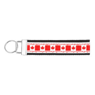 Llavero De Pulsera ¡CANADÁ DISPAROS! ¡CANADÁ SCORES!+Hoja de arce