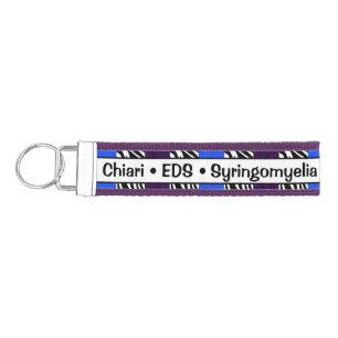 Llavero De Pulsera Chiari EDS Syringomyelia Claves de Conciencia Escr
