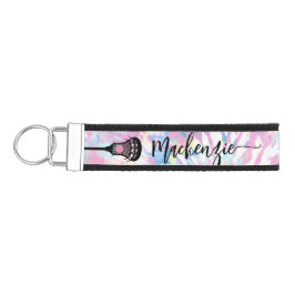 Llavero De Pulsera Chicas Lacrosse Cute Tye Rosa