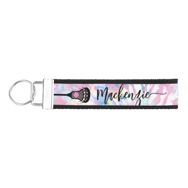 Llavero De Pulsera Chicas Lacrosse Cute Tye Rosa (Llaves lado izquierdo)