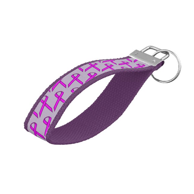 Llavero De Pulsera Cinta Purple Standard de Kenneth Yoncich (Angulado hacia arriba)