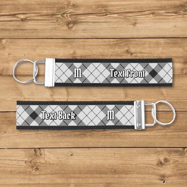 Llavero De Pulsera Clan MacFarlane Tartán blanco y negro (Subido por el creador)