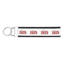 Llavero De Pulsera Clase de Purpurina rojo de 2025