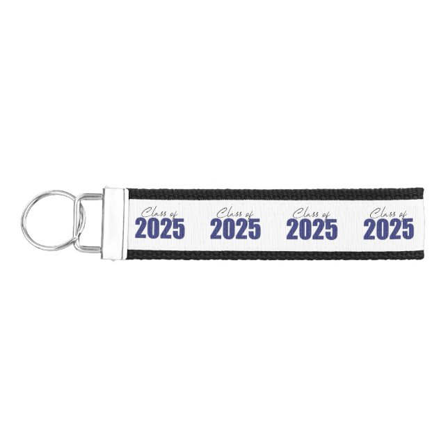 Llavero De Pulsera Clase Purpurina azul de la Marina de 2025 (Llaves lado izquierdo)
