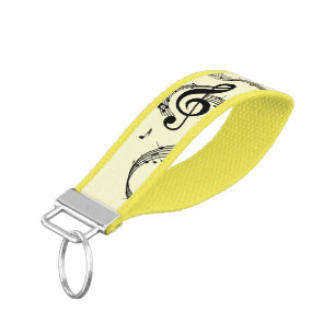 Llavero De Pulsera Climactic G Clef Yellow