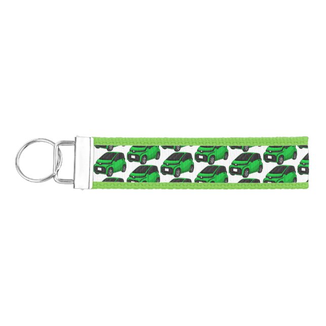 Llavero De Pulsera Coche de pequeño tamaño verde (Llaves lado izquierdo)
