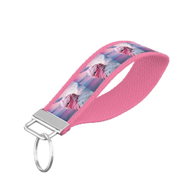 Llavero De Pulsera Cockatoo de Galah (Angulado hacia abajo)