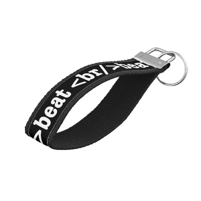 Llavero De Pulsera código HTML de salto (Angulado hacia arriba)