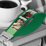 Llavero De Pulsera Collage de fotos 6 Retrato Imagen Verde<br><div class="desc">Crea un regalo único con tu propio collage de fotos en esta útil cadena de teclas de muñecas en verde y blanco. El diseño incluye tus fotos favoritas colocadas verticalmente sobre un fondo de rayas verdes y blancas. La plantilla está preparada para que pueda añadir hasta 6 imágenes diferentes en...</div>